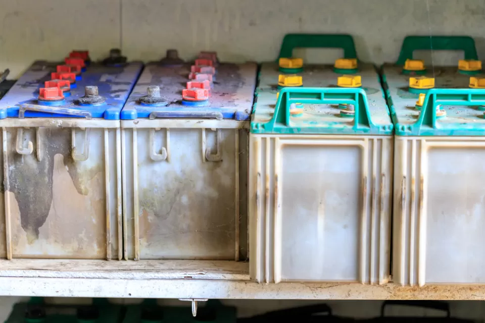 Old Car Batteries